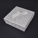 Подарочная коробочка Квадратная, 9х9х3 см, Белая (UPK-062295)