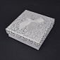 Подарочная коробочка Квадратная, 9х9х3 см, Белая (UPK-062295)