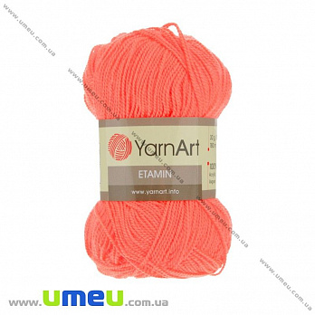 Пряжа YarnArt Etamin 30 г, 180 м, Помаранчева яскрава 458 (YAR-025073)