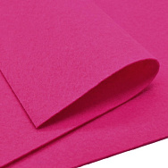 Фетр м'який 1,3мм, 30х30 см, Малиновий (FLT-019483)