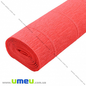 Гофрований папір Італія, Кораловий 583, 180 г, 50х50 см (DIF-019094)