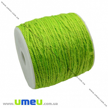 Шпагат пеньковый, Салатовый, 2 мм (LEN-004631)
