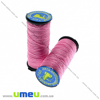 Нитка капронова (взуттєва) 375 т, Рожева, 20 м (MUL-017617)