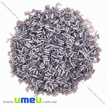 Бісер китайський стеклярус, 4,5 мм, Фиолетово-коричневий глазурирована (BIS-033780)