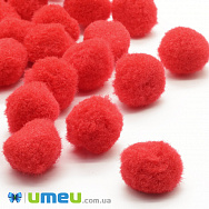 Помпоны 1,8 см, Красные (DIF-042619)