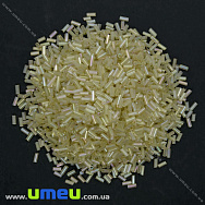 Бісер китайський стеклярус, 4,5 мм, Жовтий АВ глазурирована (BIS-033784)