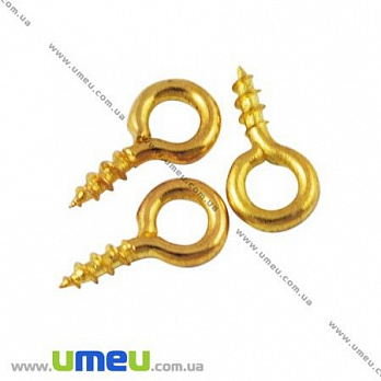 Гвинтові штифти, Золото, 8х4 мм (PIN-007269)