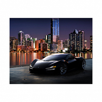 Набор алмазной живописи на подрамнике 30х40 см, Современный ритм (SXM-051382)