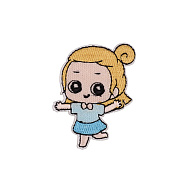 Аплікація на клейовій основі Дівчинка, 5х4 см (APL-055078)