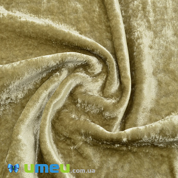 Бархат итальянский шелковый, Ширина 20 см, Золотистый (TKN-038561)