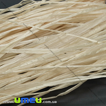 Рафія 5 мм, Кремова глянцева (KNT-037313)
