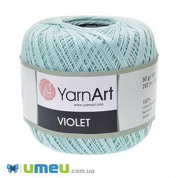 Пряжа YarnArt Violet 50 г, 282 м, М'ятна світла 4939 (YAR-044200)