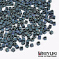 Бісер японський Miyuki Cubes SB18-2064, 1,8 мм, Ірис зелений матовий (BIS-053285)