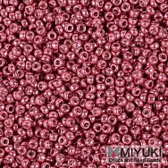 Бісер японський Miyuki круглий RR 15/0 №4211, Duracoat Galvanized, Малиновий (BIS-053194)