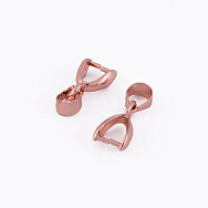 Тримач для кулона, 14х3 мм, Латунь, Рожеве золото (OSN-055658)