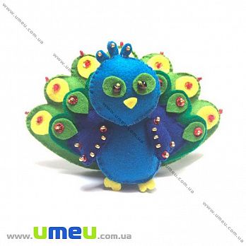 Набір з фетру для створення іграшки, Павич ФН-77, 11х15 см (FLT-034870)