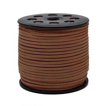 Замшевий шнур, 3 мм, Коричневий (LEN-055209)