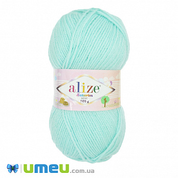 Пряжа Alize Sekerim Bebe 100 г, 320 м, Мятная светлая 19 (YAR-047451)