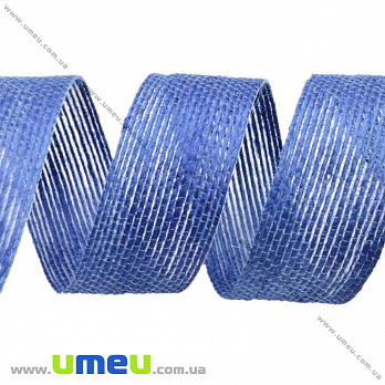 Мішковина з ліскою, 25 мм, Синя (LEN-025645)