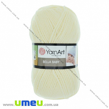 Пряжа YarnArt Bella Baby 50 г, 190 м, Кремова 657 (YAR-029703)