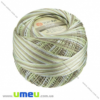 Пряжа YarnArt Tulip 50 г, 250 м, Меланж Оливковая 451 (YAR-029510)