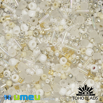 Бісер японський TOHO MIX-3212, Білий (BIS-039382)