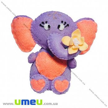 Набір з фетру для створення іграшки, Слоненя ФН-68, 11,5х12 см (FLT-034863)