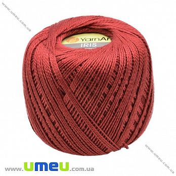 Пряжа YarnArt Iris 20 г, 138 м, Теракотова темна 931 (YAR-023001)