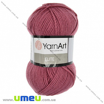 Пряжа YarnArt Elite 100 г, 300 м, Рожева (чайна троянда) 219 (YAR-023289)