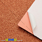 Фоаміран гліттерний на клейовій основі, 2 мм, Помаранчевий, 20х30 см (FOM-023798)