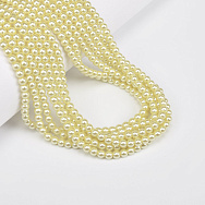 Бусины стеклянные Жемчуг Premium, 4 мм, Масло, Круглые (BUS-060924)