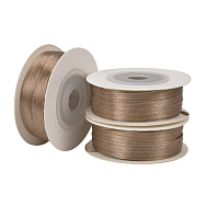 Атласна стрічка двостороння, 3 мм, Бежева (LEN-061041)