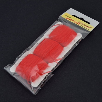 Акриловые нитки, №1206, Красные (MUL-058767)