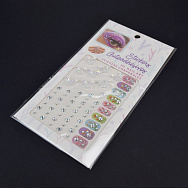 Декоративні елементи на клейовій основі, Білі (DIF-024192)