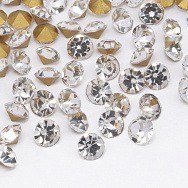 Стрази конусні SS16 (3,8 мм), Білі (STR-061279)