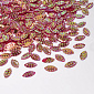 Пайетки Китай Листики, 8,5х4,5 мм, Бордовые АВ (PAI-052963)