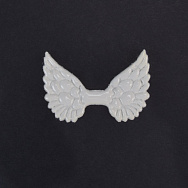 Аплікація Крила, 5х3 см, Біла (APL-060109)