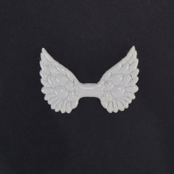 Аплікація Крила, 5х3 см, Біла (APL-060109)