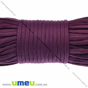 Шнур паракорд семіжільний 4 мм, Бордовий (LEN-011131)
