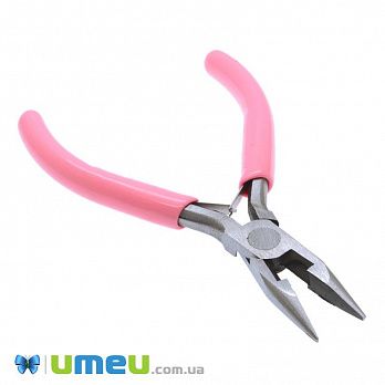 Инструмент Тонкогубцы с кусачками, Розовый, 12,5 см (INS-048683)