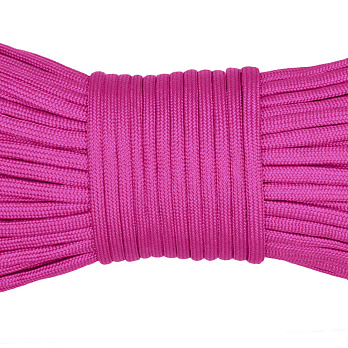 Шнур паракорд семіжільний 4 мм, Малиновий (LEN-016846)