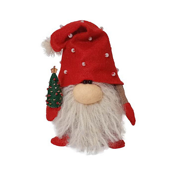 Набор из фетра для создания игрушки, Новогодний гном ФН-117, 15х10 см (FLT-056592)