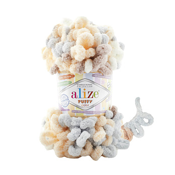 Пряжа Alize Puffy Color 100 г, 9,2 м, №6463 (YAR-056909)