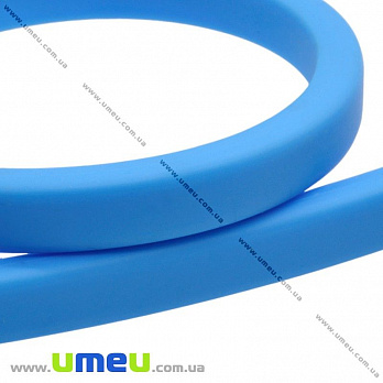 Основа для браслета Regaliz из эко силикона, Голубая, 10х6мм, 20 cм (OSN-012543)