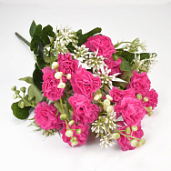 Букет гвоздики, 40 см, Рожевий (DIF-057652)