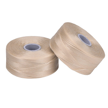 Нитка для бісеру C-Lon D, 0,11 мм, Бежева, 71 м (MUL-057949)