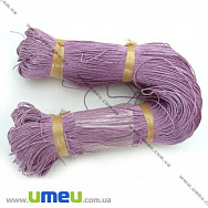 Вощений шнур (котон), 1 мм, Бузковий (LEN-007073)