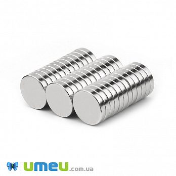 Магнит неодимовый для брошей Круглый, 15х2,7 мм (OSN-040175)