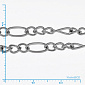Цепь, Темное серебро, 7х3,5 мм (ZEP-007788)