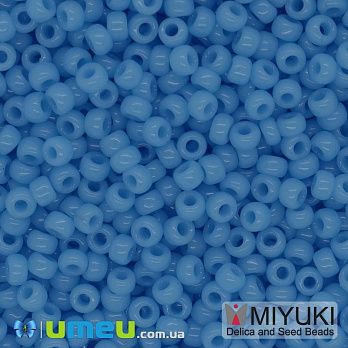 Бисер японский Miyuki круглый RR 8/0 №413, Голубой (BIS-045955)